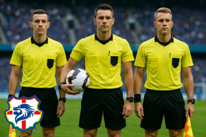referees on a pitch